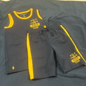 Ralph Lauren jersey boy set used in good condition